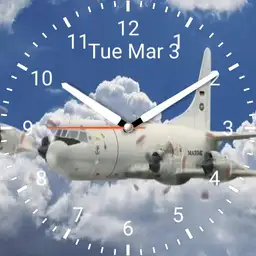 P-3 in the clouds.
