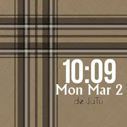 Plaid Pattern Watchface
