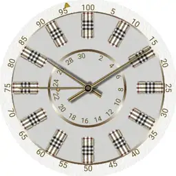 Tartan Elegance with date and battery dials