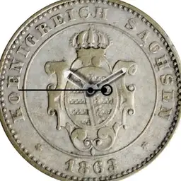 Billon, Saxony, 2 New Groschen, 1863