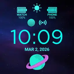 Saturn Clock