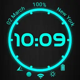 neon circle
