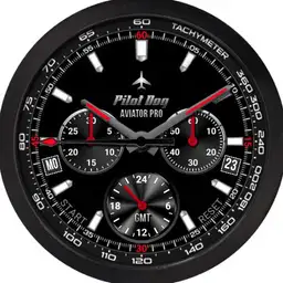 Pilot Dog Aviator Pro GMT Analog - Digital Chrono 4