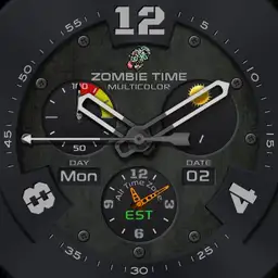ZOMBIE TIME 4-colour w/Alt Time Zone