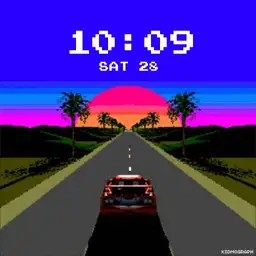 Retro Future Animated Watch