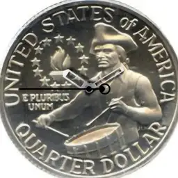 Cupronickel, U.S., Washington Quarter, NJ, 1999