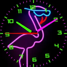Neon Flamingo 2