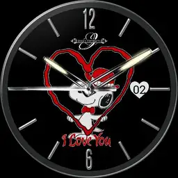 Snoopy Valentinstag 2 3fach Dim Tageszeit