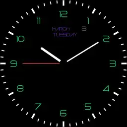 +Vermin Vibes 2 White analog clock