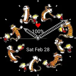 Fun Dance dark static version with app launcher for Samsung Galaxy Watch