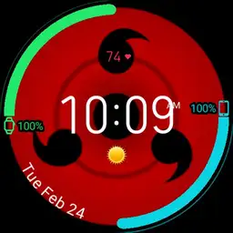 Sharingan Digital Watchface