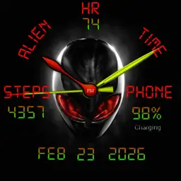 Alien Analog Watchface