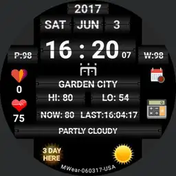 MW-RetroWeatherFitClock Copy