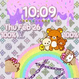 Rilakkuma Hello Kitty Pusheen Rainbow