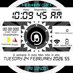Air Turbine Clock