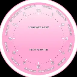 Wall Clock Simple - Pink