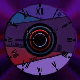 Abstract watch face.