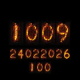 Nixie clock