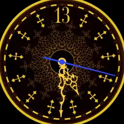 Tridecimal Time 13h Watch Face