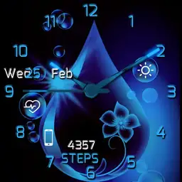 brit blue waterdrop