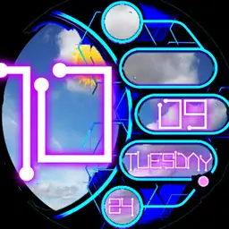 AccuWeather displayed