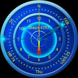 Techno Blue watch