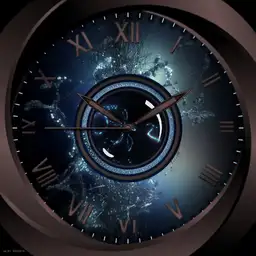 Electric watch face.