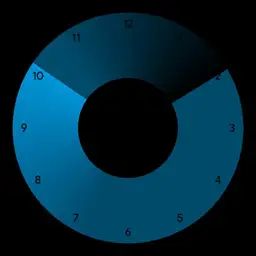 Blue Simple Circle