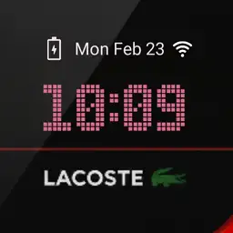 Digital Watch Lacoste Pink
