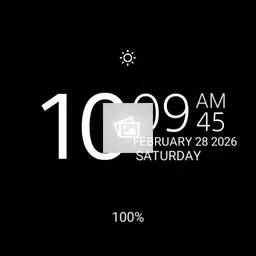 Sony Xperia XZ2 XZ3 lockscreen style