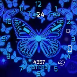 brit butterflies blue