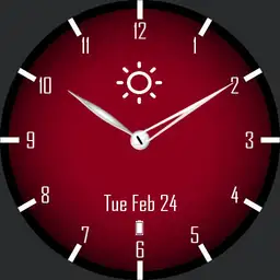 simple red