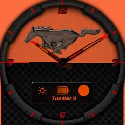 Mustang Mach 1 orange