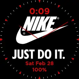 nike just do it red/white