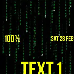 Animated Matrix Code BGC