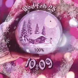 Snowglobe in Pink