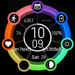Circular Rounds Watch Color
