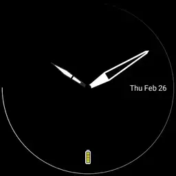Simple dark watch