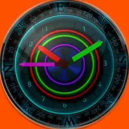 Colorful compass