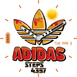Adidas Orange