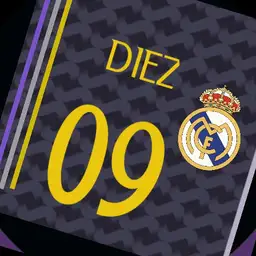 Real Madrid 2nd shirt purple pattern 23-24