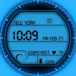 Blue and Minimalistic