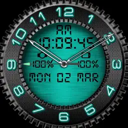 Analog and Digital watchface