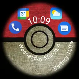 dynamic pokeball watchface