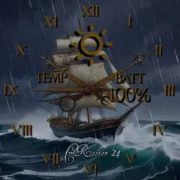 Tall Ship ar Sea
