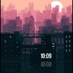 lo-fi cityscape