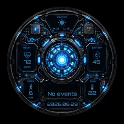 CYBER CORE Reactor Edition (Round Watch)