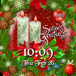 Elegant Candles and Poinsettia Arrangement