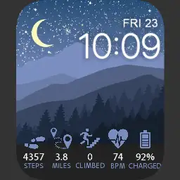 Moonlit Mountains