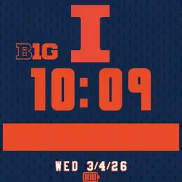 Fighting Illini Navy Blue Jersey 3